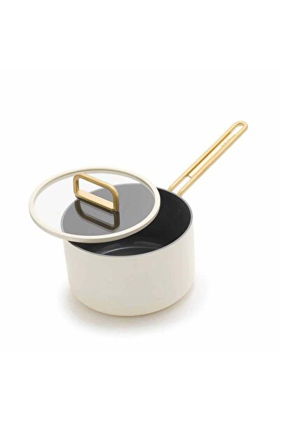 Greenpan Stanley Tucci™ Sos Tenceresi 20 cm Carrara Beyazı