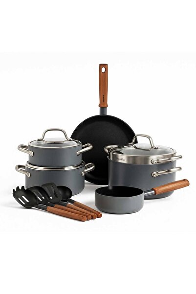 Greenpan طقم أواني طهي سيراميك من ماي فلاور برو 13 قطعة