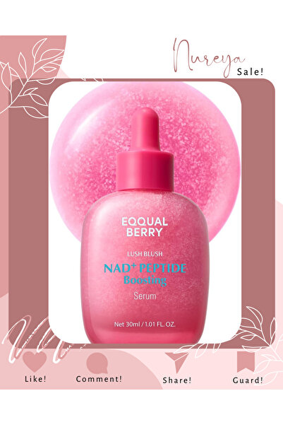 EQQUALBERRY سيروم مُعزز ببتيد NAD+ - مُضاد للشيخوخة، 5 سيراميدات وكولاجين نبا...