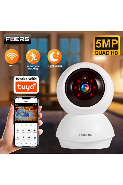 Choice كاميرا واي فاي داخلية لاسلكية بدقة 8 ميجابكسل مع ذاكرة 128 جيجابايت، ت...