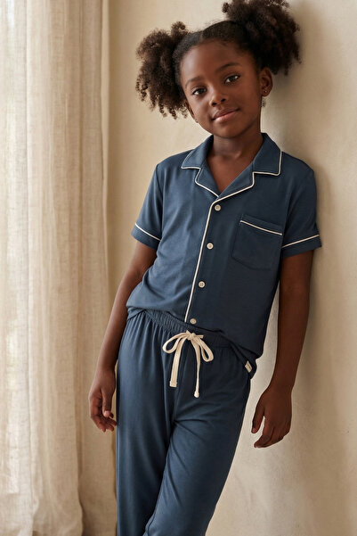 Katia&Bony Σετ Πιτζάμες Ασημί για Κορίτσια