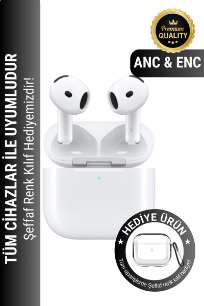 WUNİT 4.Nesil Pro ANC & ENC Ios Android Uyumlu Kablosuz Bluetooth Kulaklık BY...