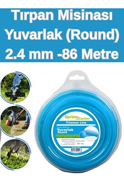 KL HOME ROUND YUVARLAK -OT BİÇME TIRPAN MİSİNASI - 2.4 Mm / 86 metre