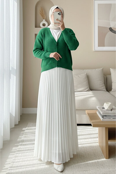 HİJABAYA Πλεκτή ζακέτα με κουμπιά