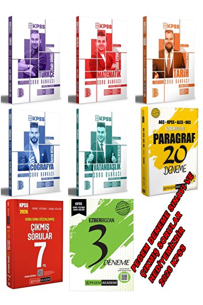 Benim Hocam Yayınları 2026 KPSS LİSANS BENİM HOCAM SORU BANKASI VE PARAGRAF S...