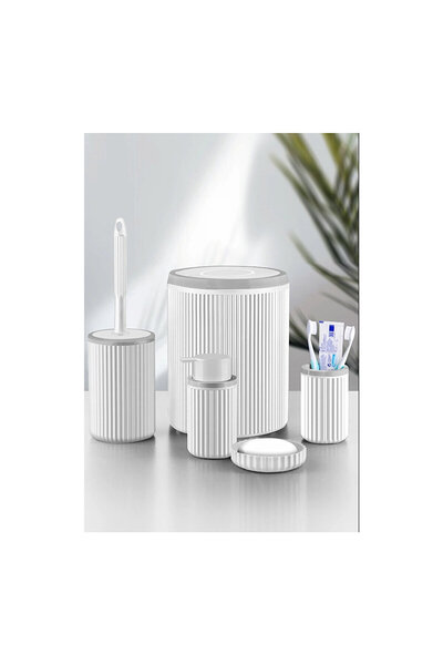 KOÇTAŞ 5 Li Banyo Seti Beyaz