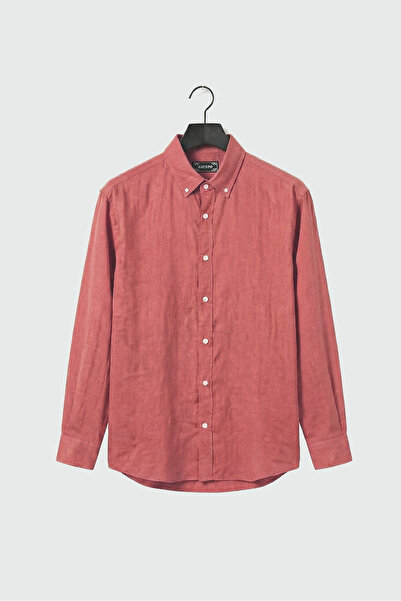 GIESTO قميص كتان خفيف الوزن كبير الحجم