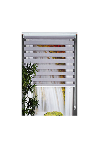 Koçtaş Basic Zebra Stor Perde Gri