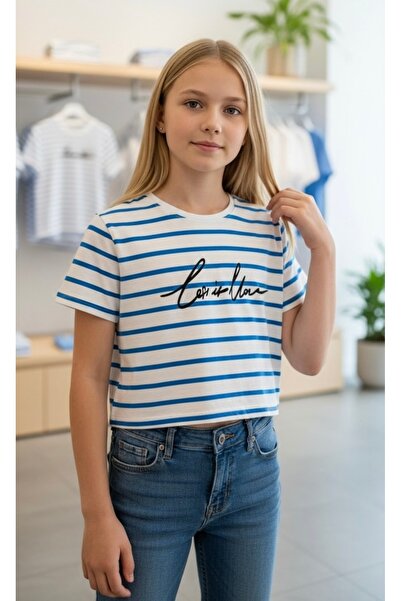 Minimoda Kids Tricou imprimat cu dungi