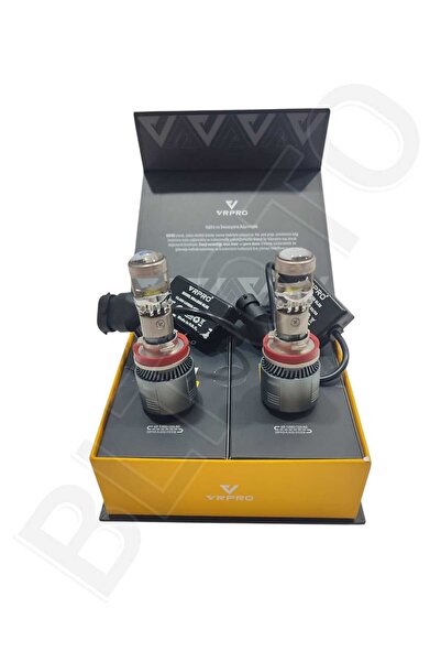 vr pro H11 Mercekli Ufuk Çizgili Led Xenon 16000 Lümen