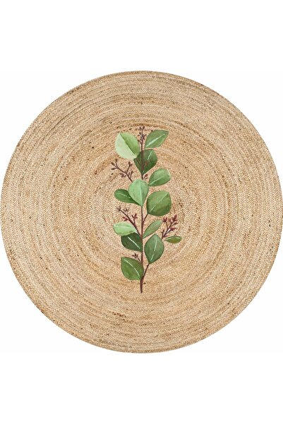 kilim home Boho 922 Covor natural din paie de iută, tricotat, cu model etnic