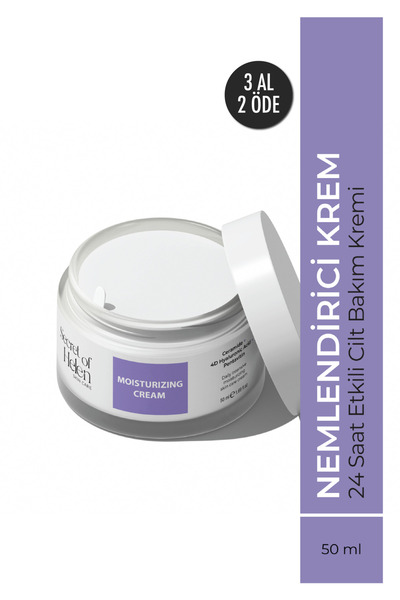 Secret of Helen Nemlendirici Yüz Kremi 50 ml | Su Bazlı Yoğun Nemlendirici |C...