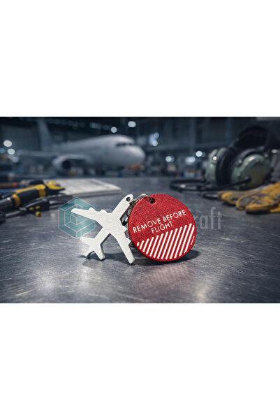 GoKa 3D Craft Pilot & Havacılık Tutkunu Özel Tasarım: 3D Uçak Figürü ve "Remo...