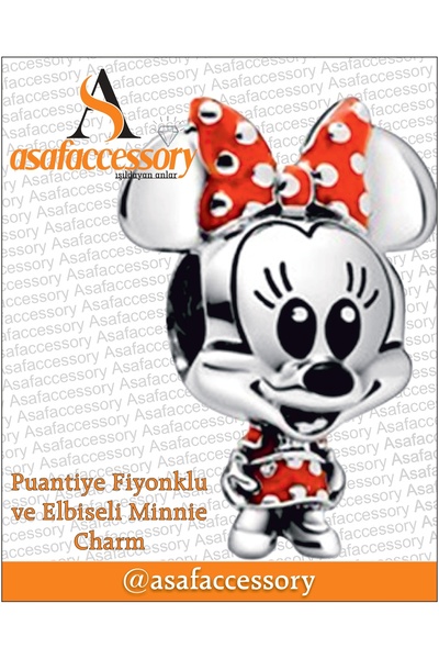 asaf Minnie Mouse Charm |   Asafaccessory