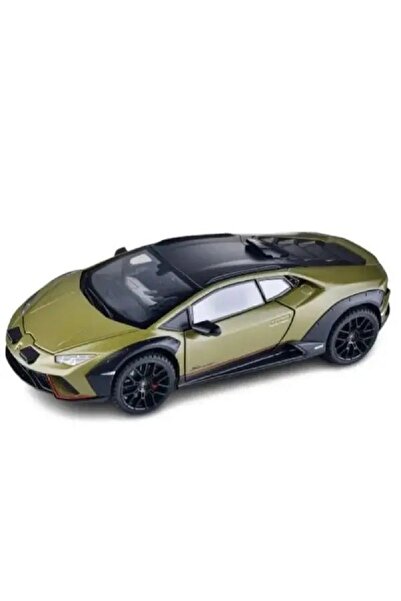 HMB سيارة لامبورغيني هوراكان ستيراتو نموذج مصبوب بمقياس 1:24 مع أضواء LED وصو...