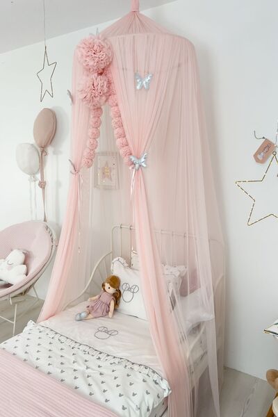 PAMUKA Tül Cibinlik Basic Baby Pink