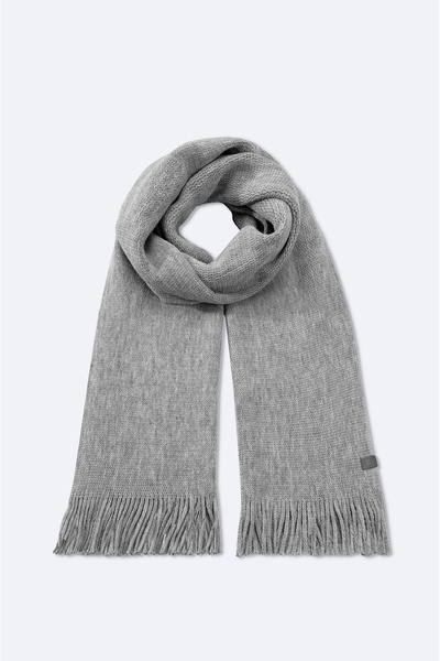 Avva Erkek Gri Basic Püsküllü Şal A52Y9401