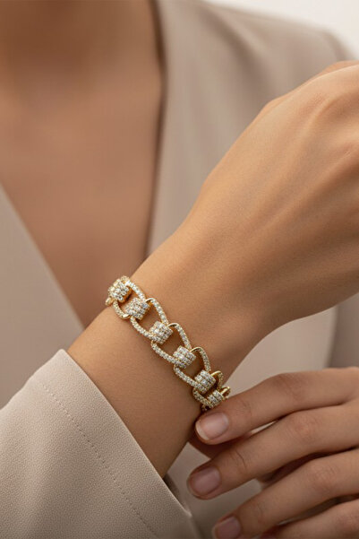 XUPING JEWELRY Stil Incisi/Xupıng Jewelry 14 Ayar Altın Kaplama Arma Taşlı Mo...
