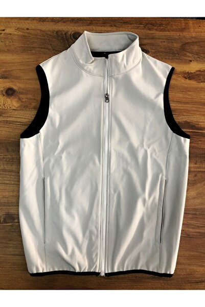 OSTORM Dallas Beyaz Renk %100 Polyamıd Softshell Yelek