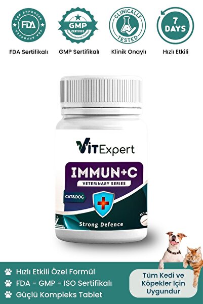 Vitexpert Immun C Strong Defence Kedi & Köpek Bağışıklık Sistemi Destekleyici...