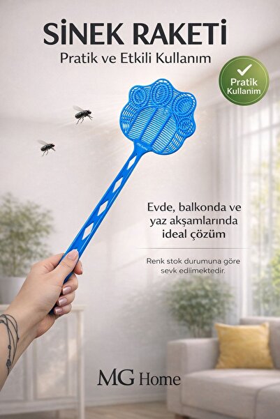 VENON 1 Adet 🦟Sinek Raketi Sinek Öldürücü Plastik Sinek Kovucu Sinek Vurma A...