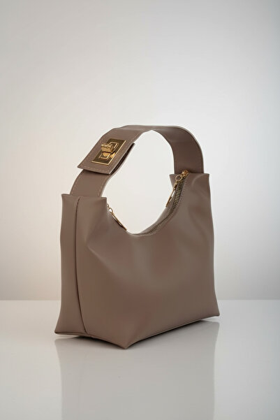 ROYAL LADYS Geantă de mână cu cataramă aurie cu fermoar