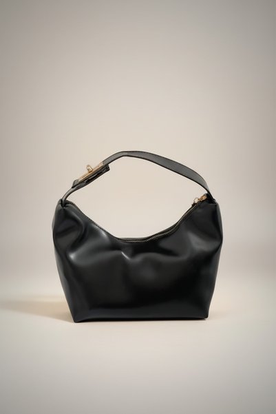 ROYAL LADYS Zippered Gold Buckled Arm and Clutch Bag