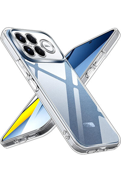Poco F8 Ultra-Compatible Camera Protected Case Impact Prioritizing Transparent Flexible Silicone Cover