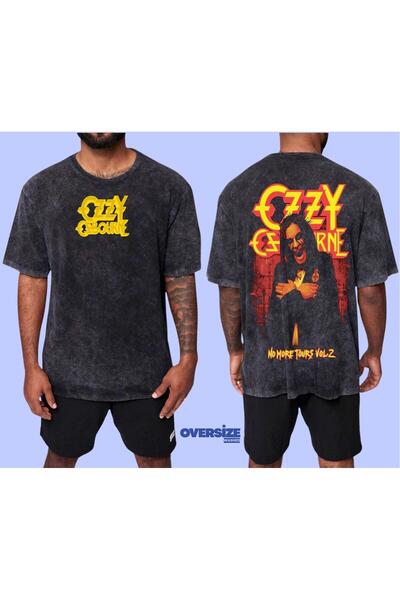 RİSE Tricou Ozzy Osbourne lavabil de dimensiuni mari