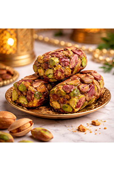 Şam Kahvesi Şam Lokum , Antep Fıstıklı Duble Lokum 250g