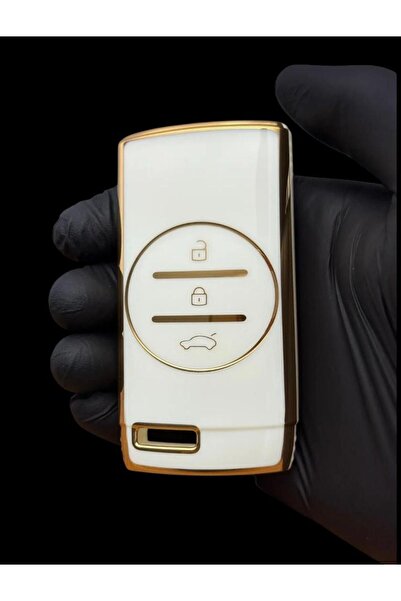 ÖZEN KEYS Chery Tiggo 7 Luxury 1St Quality White Gold Auto Key Cover