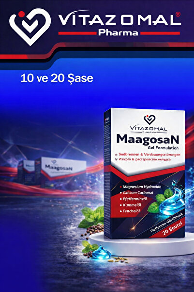 MAAGOSAN Mide rahatlamasına Etkili 10g 10 Tek Içimlik Jel Şase
