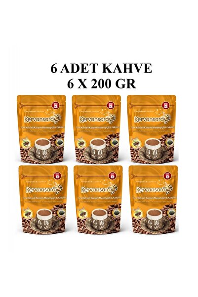 Kervansaray Kahve menengiçli & kakuleli 200gr 6x200gr