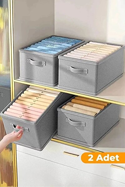 she berrak 2 ШТ. Високоякісний органайзер для шафи, складаний ящик для зберіг...