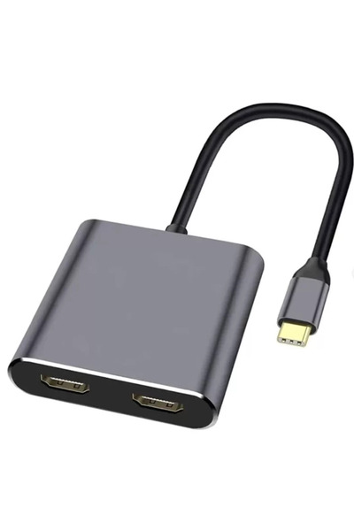 Skygo ZR654 نوع-C 4 في 1 منفذ HDMI مزدوج