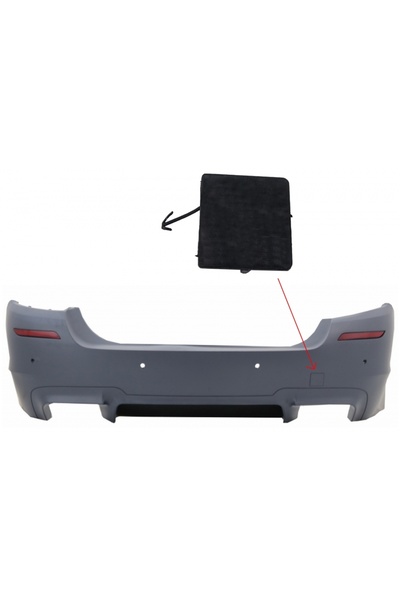 tuningset Κάλυμμα γάντζου ρυμούλκησης πίσω προφυλακτήρα κατάλληλο για BMW Σει...