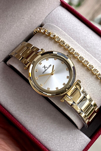 Daniel Klein سوار ساعة نسائي أصلي ضمان لمدة عامين مقاوم للماء هدية فاخرة للحبيب