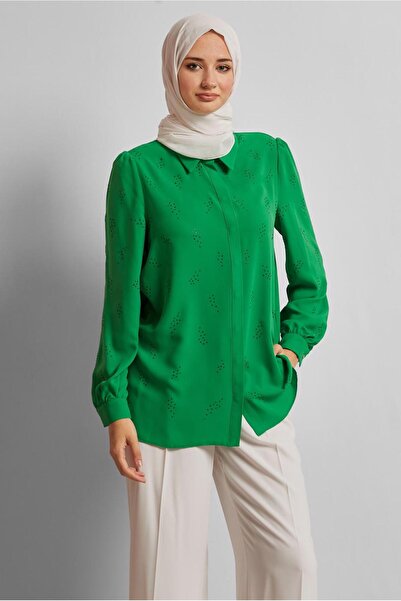 Alvina Stone Printed Bluz 45721