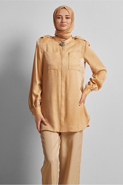 Alvina Brooch Detail Tunic 20747