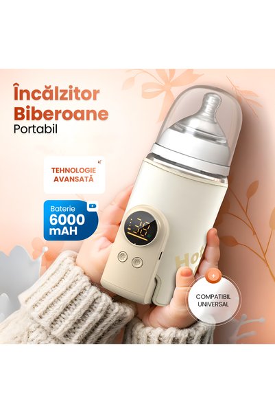 OEM Încălzitor digital de biberoane cu 6 niveluri de temperatură, afișaj LED, încălzire rapidă 30W