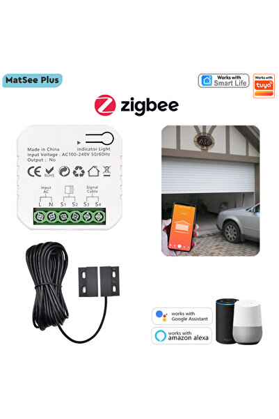 Choice Smart ZigBee Garage Door Sliding Gate App Remote Control Open CLose an...