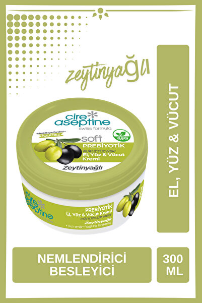 CIRE ASEPTINE Krem 300ml Prebiyotik Zeytinyağlı