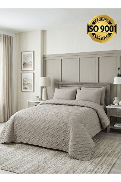 Master Home Textile Microfiber Bedspread Set Fits 120 x 200 cm Single Size Be...