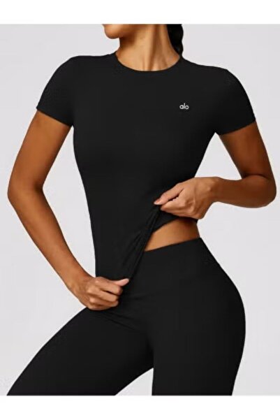 FUREUL alo ALO Lady sports short-neck quick dry