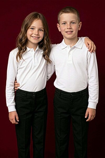 Fulla Moda 23 Nisan Body pentru copii unisex cu guler polo basic