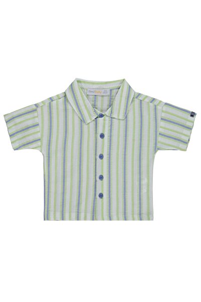 ZEYNEVA Мъжка риза с яка Timo, 6–18 месеца – зелена, 9–12 месеца