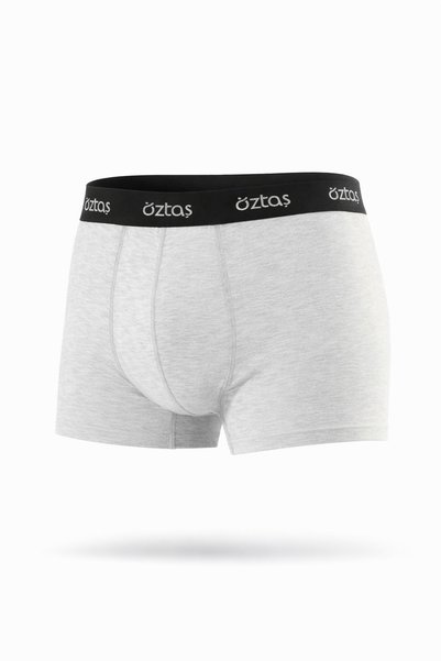Öztaş Underwear Erkek Gri Likralı Boxer