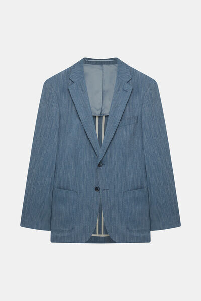 W Collection MAVİ DÜĞMELİ CEKET