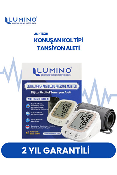 Genel Markalar Lumino Dijital Tansiyon Aleti - İngilizce Konuşan, Nabız & Kal...