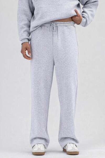 VAMOSCLO Basic Baggy Sweatpants Gray